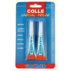 2 tubes de colle flashmer spècial pêche