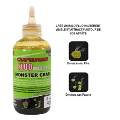 Additif liquide coup fun fishing fluo booster monster crab 185ml