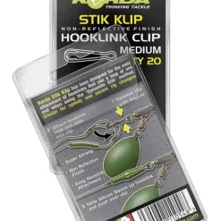 Agrafes pour sacs solubles carpe korda stik klip (x20)