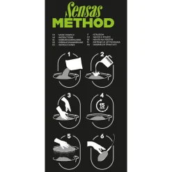 Amorce Feeder Sensas Method Mix Dark Mackerel 1kg