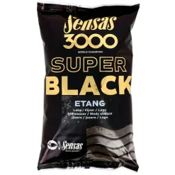 Amorce Sensas 3000 Super Black Etang 1kg