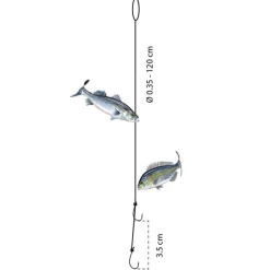 Bas de ligne flashmer montage à couteau