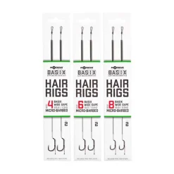 Bas de ligne korda basix hair rigs wide gape