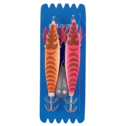 Bas de ligne mer flashmer seiche/encornet 2 turluttes