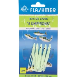Bas de ligne mer flashmer 5 chipirons