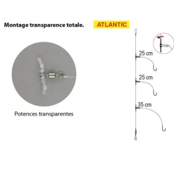 Bas de Ligne Pro line Atlantic 2ham Flashmer