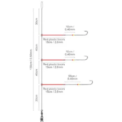 Bas de Ligne SPRO Salt Rig Plastic Boom Easy