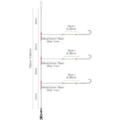 Bas de Ligne SPRO Salt Rig Metal Boom Aberdeen