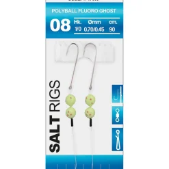 Bas de Ligne SPRO Salt Rig Polyball Fluoro Ghost 1/0