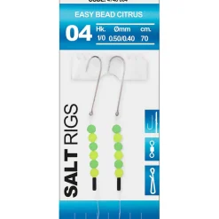 Bas de Ligne SPRO Salt Rig Easy Bead Citrus 1/0