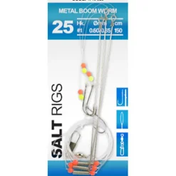 Bas de Ligne SPRO Salt Rig Metal Boom Worm