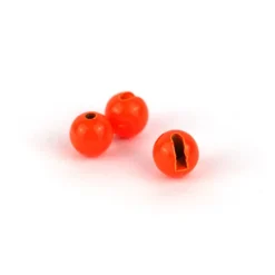 Billes Fendues Textreme Tungsten Slotted Beads Fluo Orange (x20)