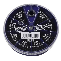 Boite de plombs fendus coup lemer 8 cases anglaise