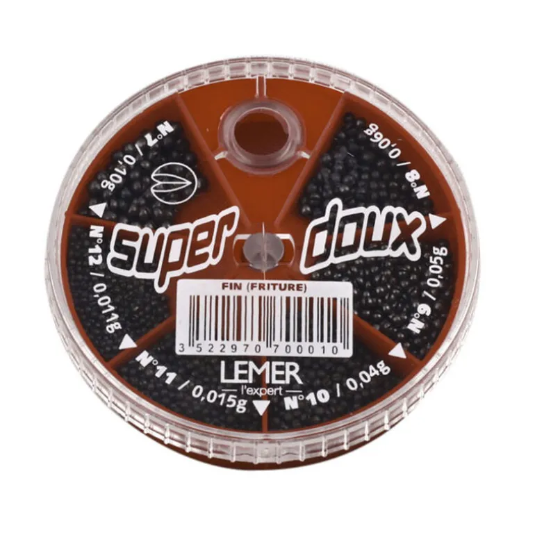 Boite de plombs fendus coup lemer 6 cases super doux fin