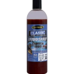 Booster carpe fun fishing classic liquid syrup ecrevisse calamar 480ml