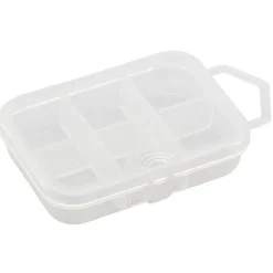 Boîte à accessoires Plastilys boite 6 cases 9.1 x 6.6 x 2.2cm