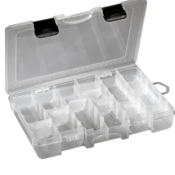 Boîte à leurres carnassier plastilys compartimentée 27x17x4,3cm