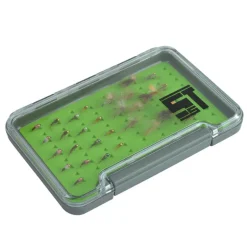 Boîte à mouche silverstone waterpro rubber slim/small (capacité 75 mouches)