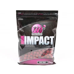 Bouillettes carpe mainline high impact boilie spiced crab 1kg