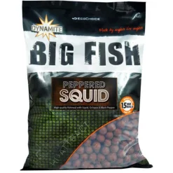 Bouillettes Dynamite Baits Big Fish Peppered Squid 1kg