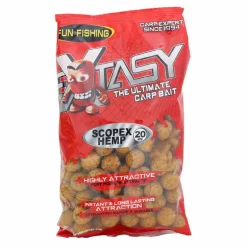 Bouillettes funfishing extasy Scopex Hemp 800gr