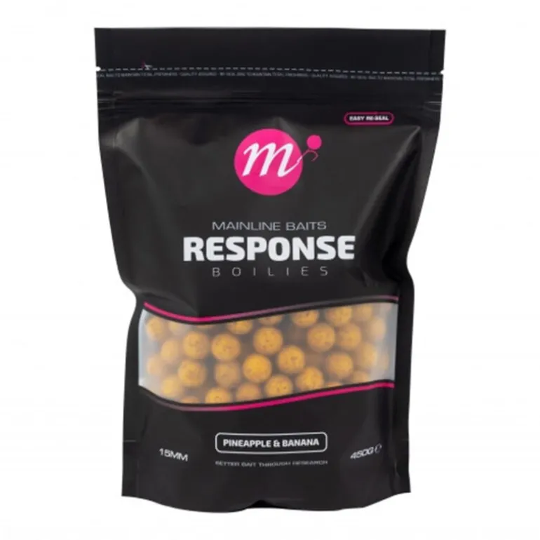 Bouillettes Mainline Response Pineapple & Banana 15 mm 450G