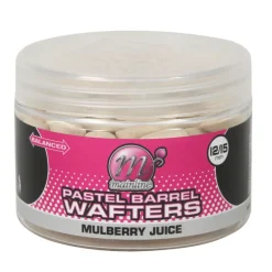 Bouillettes équilibrées carpe mainline wafter barrels mulberry juice 12/15mm