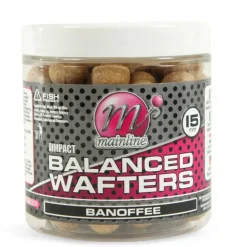 Bouillettes équilibrées carpe mainline high impact balanced wafters banoffee