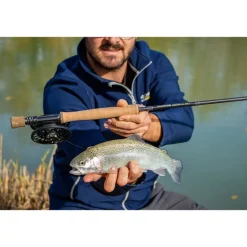 Canne Silver Stone Xbone 10' soie 6/7 4 brins