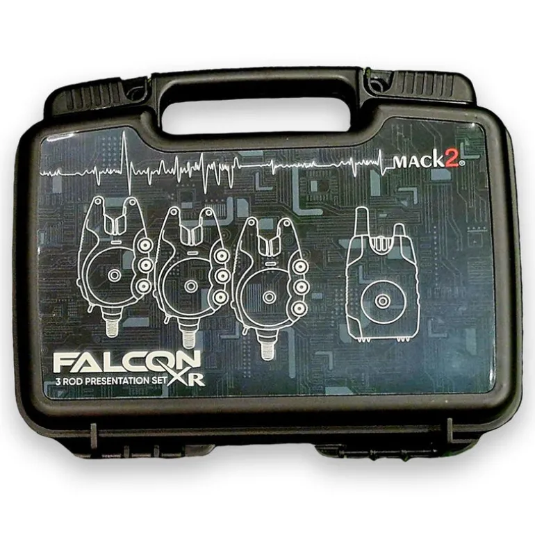 Coffret 3 Détecteurs + Centrale Mack2 Falcon XR Alarm Set 3+1