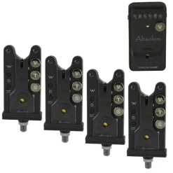 Coffret 4 détecteurs carpe prowess absolum + centrale