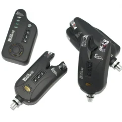 Coffret 3 détecteurs carpe team carpfishing black buster xe + centrale