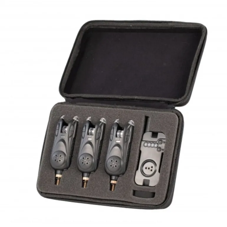 Coffret 3 détecteurs carpe starbaits emet/rec + centrale