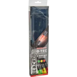 Coffret 3 Hanger Starbaits D Tec Black Out Full Set 3 Rods