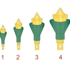 Embase pour canne à coup stonfo réglable