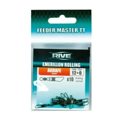 Emerillon à agrafe Snap RIVE (x10)