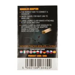 Emerillons à agrafe coup guru waggler adaptors (x10)