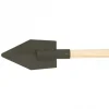 Flashmer pelle a praire 17cm manche 120cm acier noir