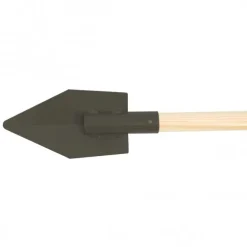 Flashmer pelle a praire 17cm manche 120cm acier noir
