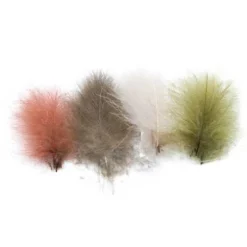 Fly tying jmc selection cdc 4 couleurs foncées jmc