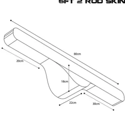 Fourreaux Nash Scope OPS Soft Protect 6ft 2RodSkin