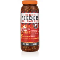 Graines cuites carpe dynamite baits frenzied chilli tiger nuts jar