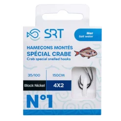 Hameçon Monté SERT Spécial Crabe 150cm