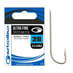 Hameçon non montés Garbolino ultra fine speed (x15)
