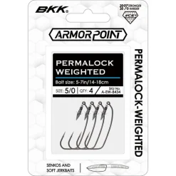 Hameçon Texan BKK Permalock Weighted (x4)