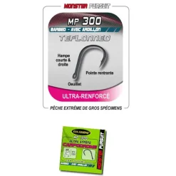 Hameçons coup fun fishing monster pursuit a oeillet avec ardillon mp300 (x20)