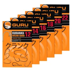 Hameçons Guru Kuranku barbed/spade End (x6)