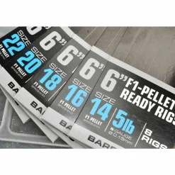 Hameçons montés coup guru f1 pellet pole rigs 15cm (x8)