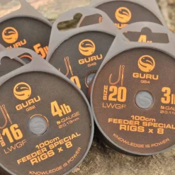 Hameçons montés coup guru lwgf feeder rig 1m (x8)