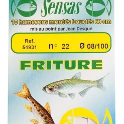 Hameçons montés coup sensas friture (x10)